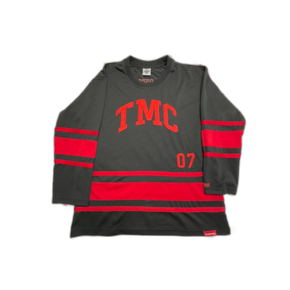 The Marathon Clothing | TMC | Hockey Jersey | Size XL | Black & Red | EUC